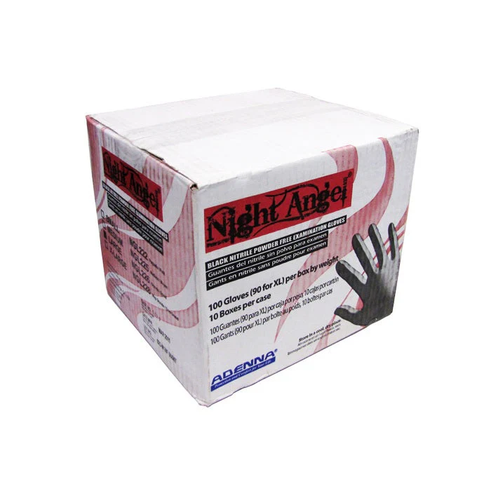 Night Angel Black Nitrile Gloves - Image 3